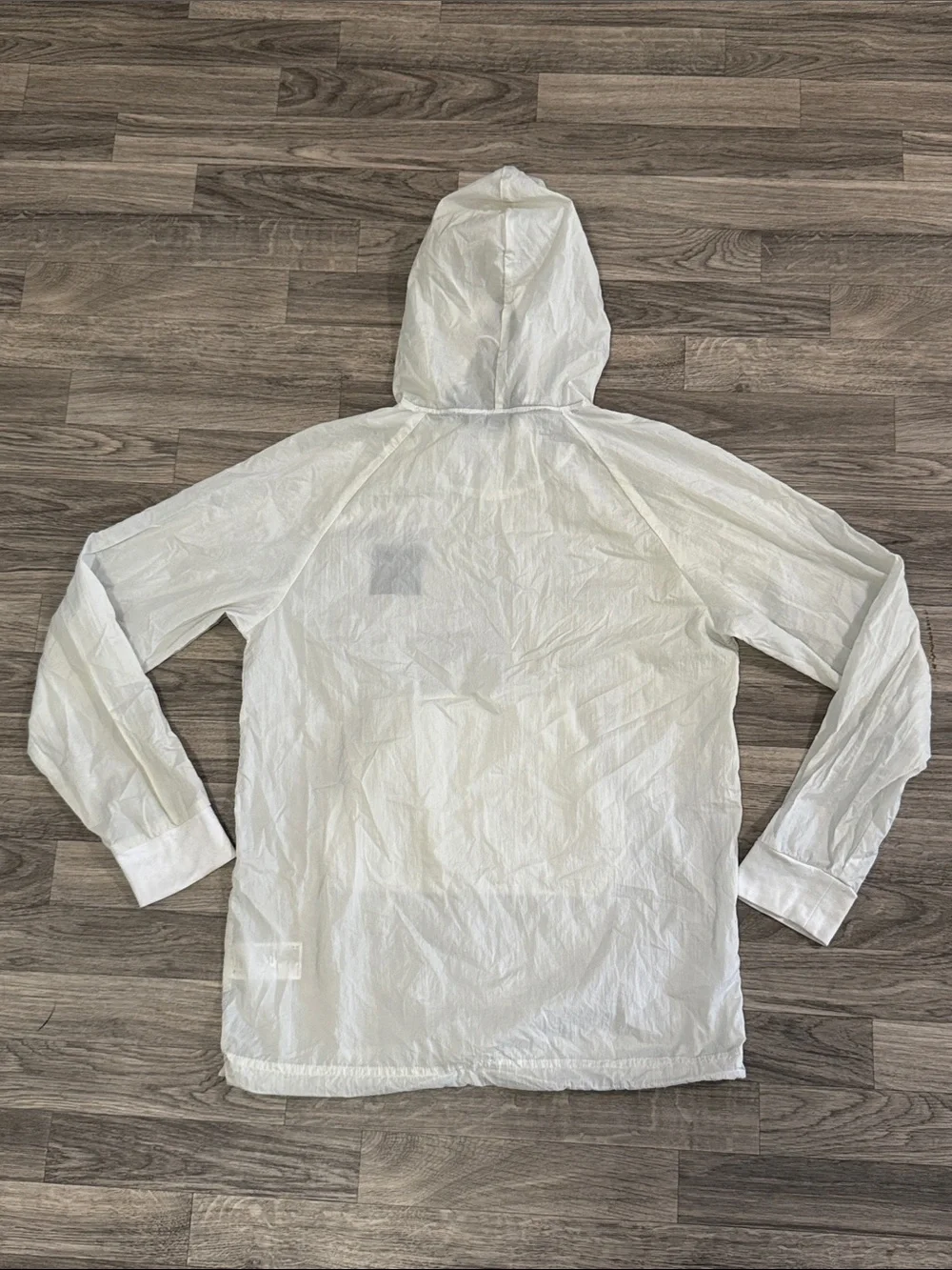 Adidas sheer lightweight windbreaker pullover hoodie men’s sz S